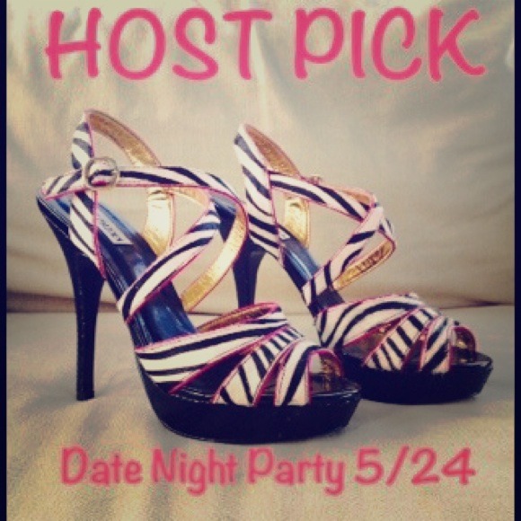 Steve Madden Zebra stripe Strappy Heels