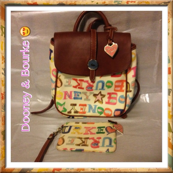 ⚡Sale⚡Dooney & Bourke Doodle Backpack & Wristlet