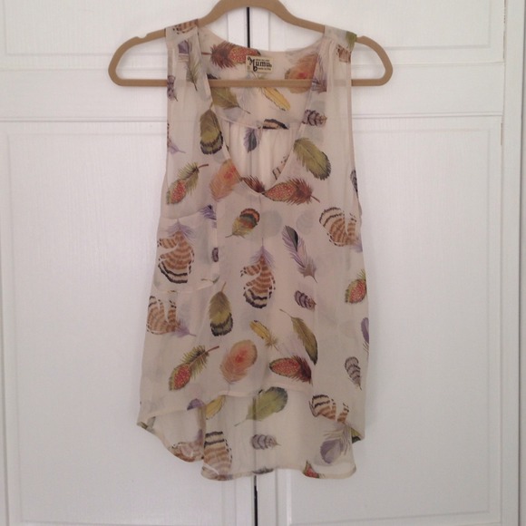 Feather tank top