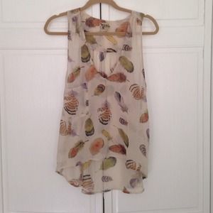 Feather tank top