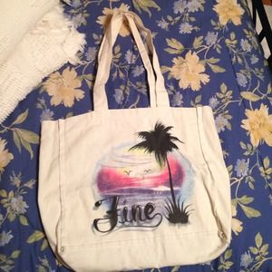 Beachy tote bag