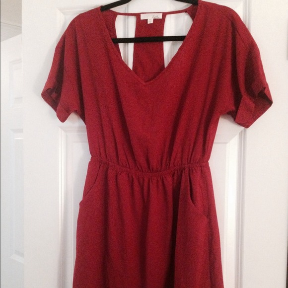 Open back dress