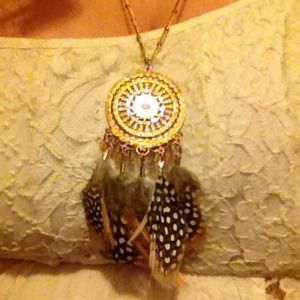 Dream catcher necklace!