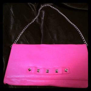 Betsey Johnson pink studded purse