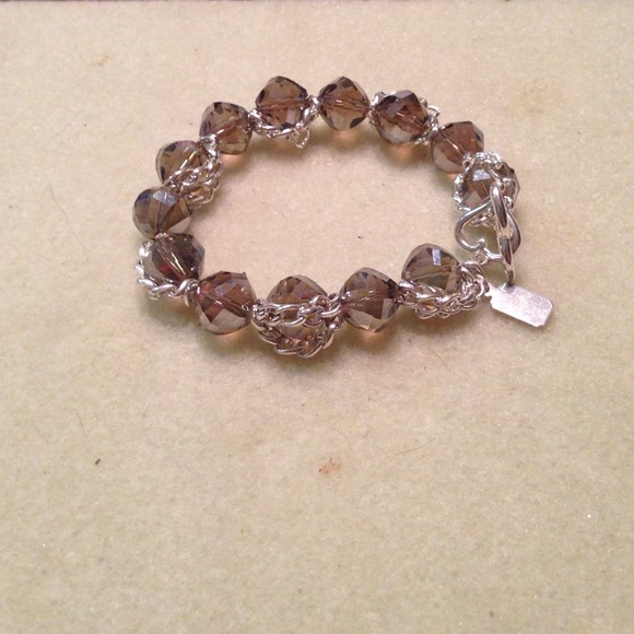 Handmade Silver and Crystal Bracelet