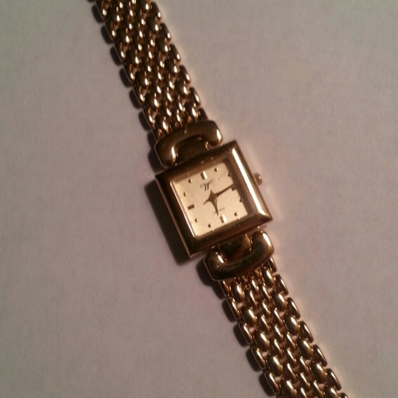 Gold plated watch
