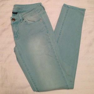 American Eagle Mint Skinny Jeans