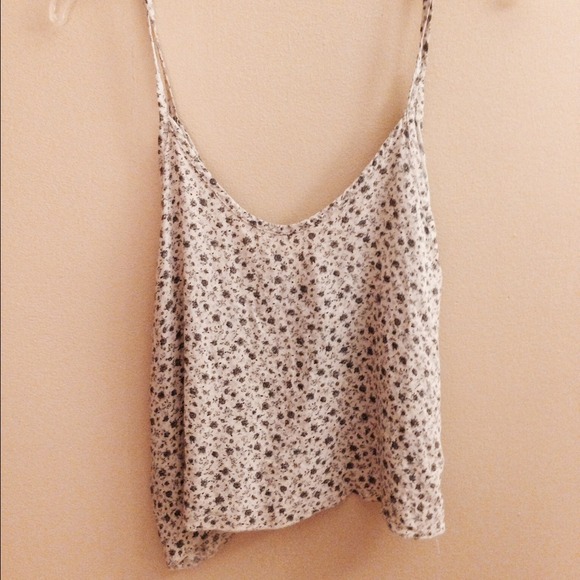 🚫sold🚫 Floral tank top from brandy melville