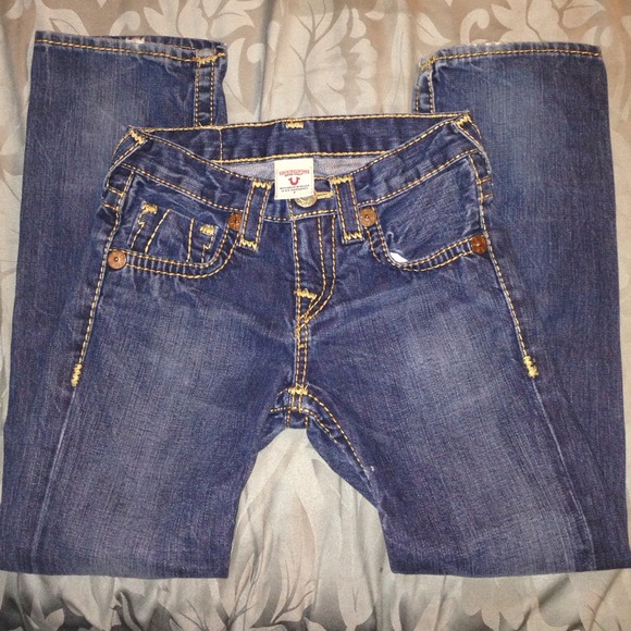 Authentic Kids True Religion Jeans❤️ Size: 7 - Picture 3 of 4