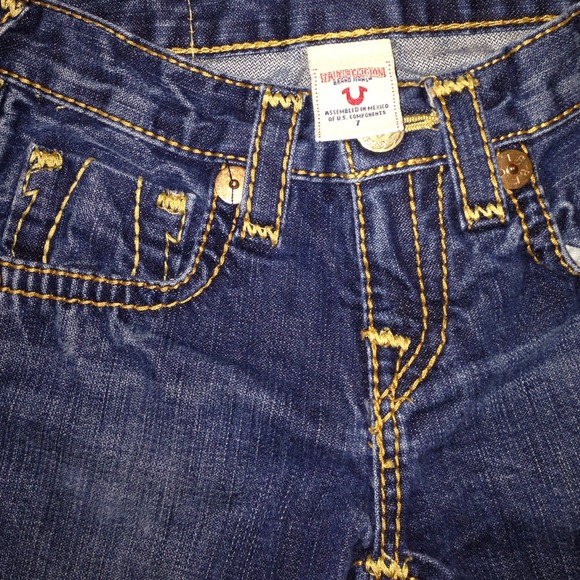 Authentic Kids True Religion Jeans❤️ Size: 7 - Picture 4 of 4