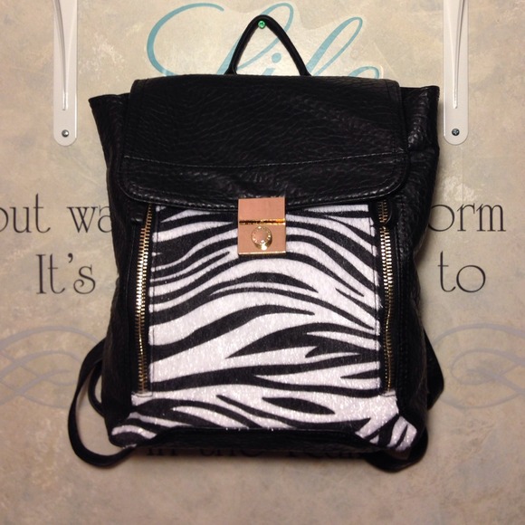 NEW! Zebra Print BagPack!