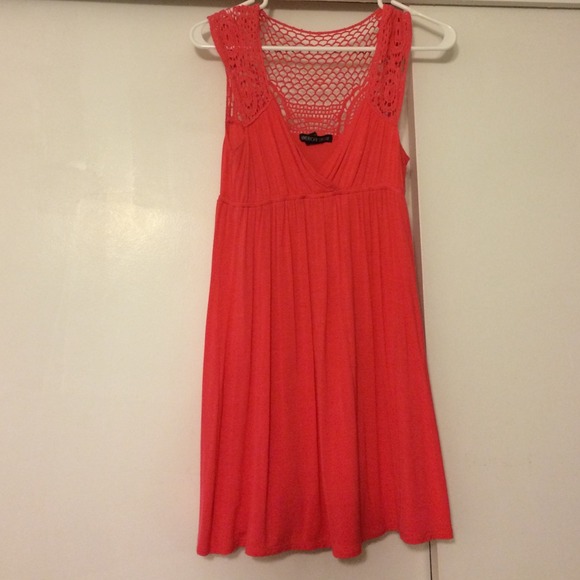 Dark Coral summer dress
