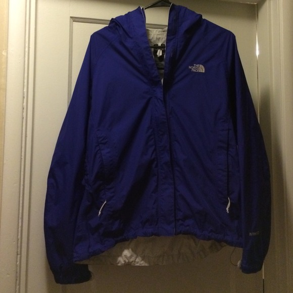 Blue Northface Raincoat