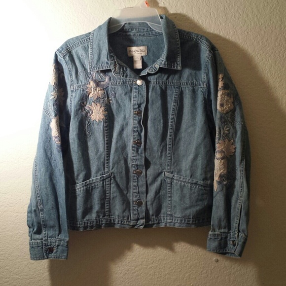 J Jill Out Of The Blue Denim Jacket
