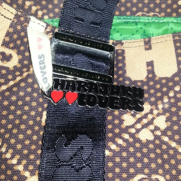 HARAJUKU LOVERS tan and brown tote