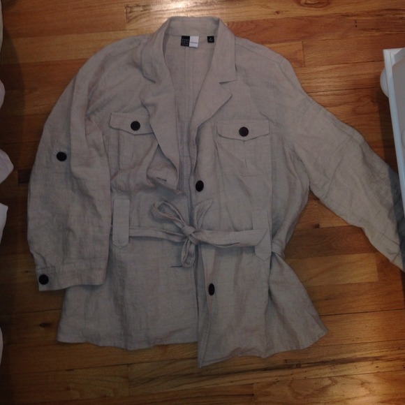 Saks Fifth Avenue Linen Jacket