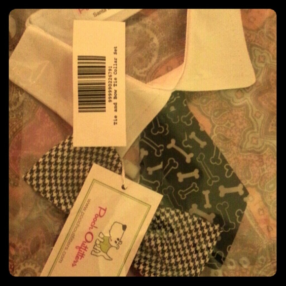 Bow and tie set for dog.