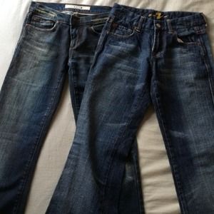 💥 7 for all Mankind + Joe's Dark Wash Jeans