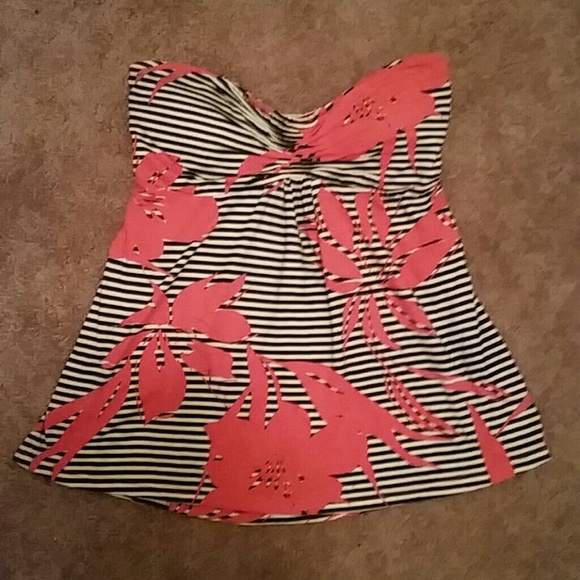 Roxy strapless top