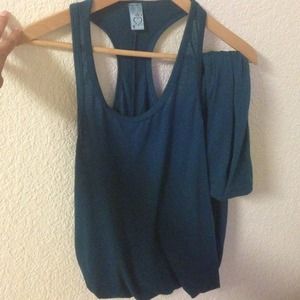 🎈REDUCED PRICE! Teal Cotton Racer Back Maxi