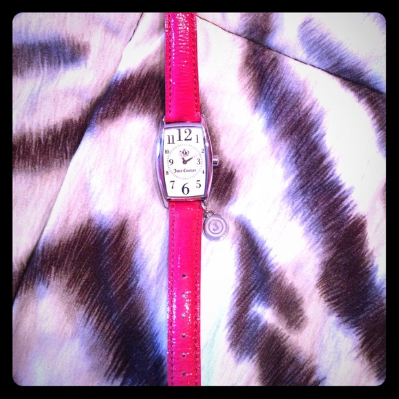 SOLDDD Juicy couture pink leather watch