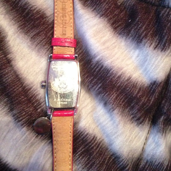 SOLDDD Juicy couture pink leather watch
