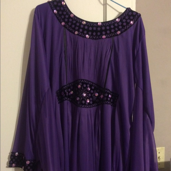 🎀Purple and black with purple crystal🎀 sale 💥💥 - Picture 2 of 4