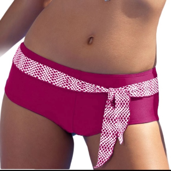 🎀 BRAND NEW 2 PC BIKINI - Pink & White 🎀 - Picture 3 of 4