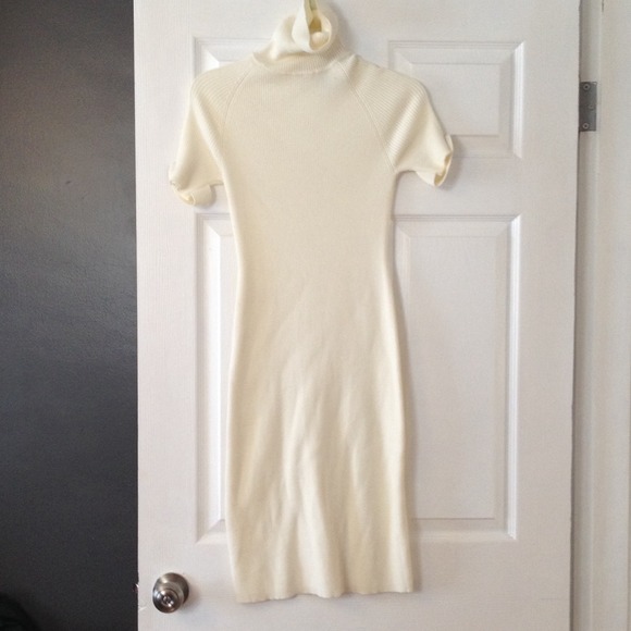 Victoria Secret cream ribbed dress