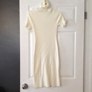 Victoria Secret cream ribbed dress