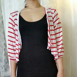 Striped cardigan