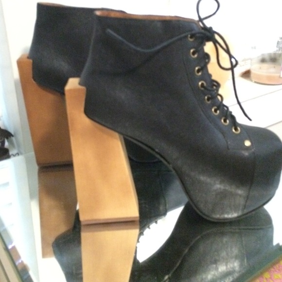 Jeffrey Campbell "Safety" platform bootie NWOT