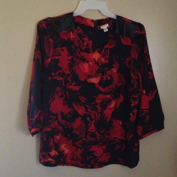 Red/Black Blouse and Merona tops