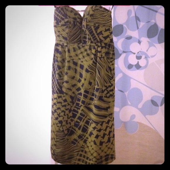 Maple strapless dress from Anthropologie