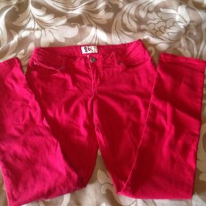 Red Skinny Jeans