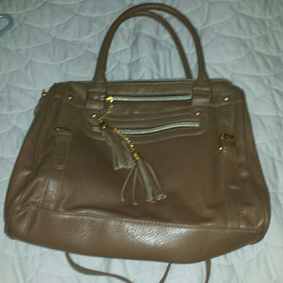tan sachel handbag
