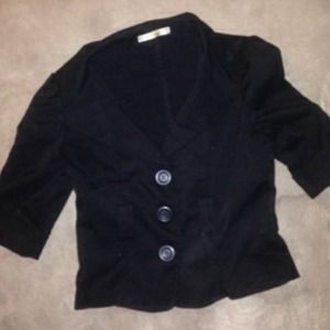 Black blazer 3 button top