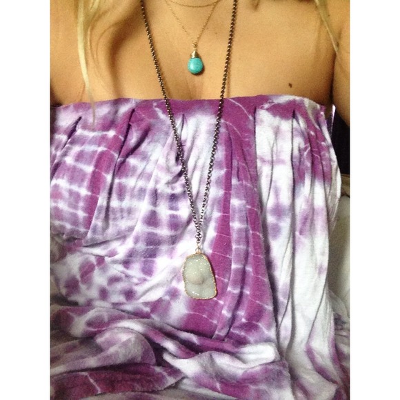 ✖️sold in bundle✖️ hp✨mickey lynn druzy necklace - Picture 4 of 4