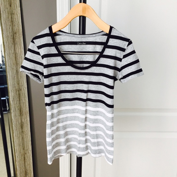 Calvin Klein Tops - Calvin Klein striped t-shirt