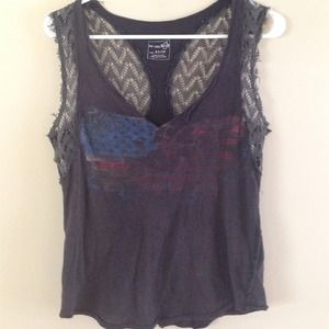 Free People American flag top xs