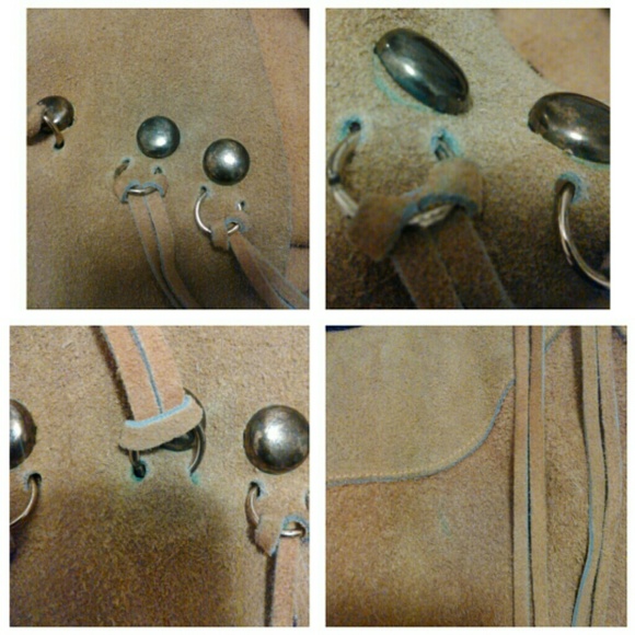 SOLD SUPER SALE HP 12/6 Vintage Fringe Hippie Vest - Picture 4 of 4