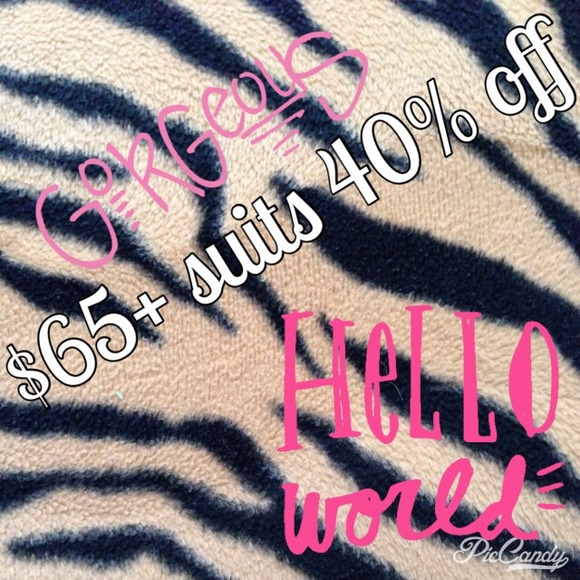 All suits $65 and up are now $40% off