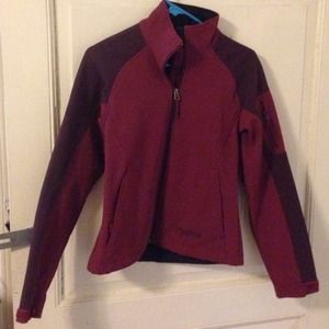 Marmot shell jacket with fleece lining