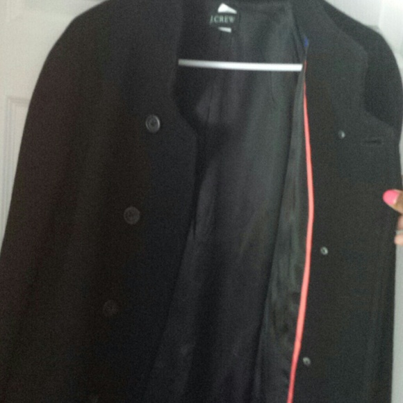 J. Crew Black Coat Tall - Picture 3 of 4