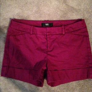Fuchsia colored shorts