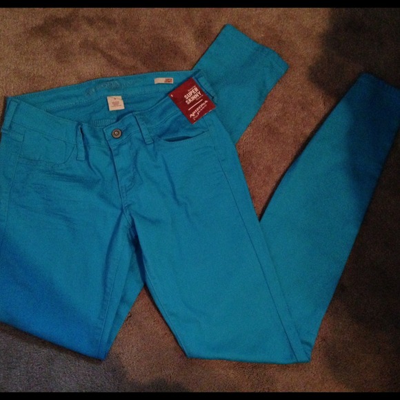 Blue colored skinnies