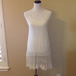 Lace tunic tank top by Blue Bird