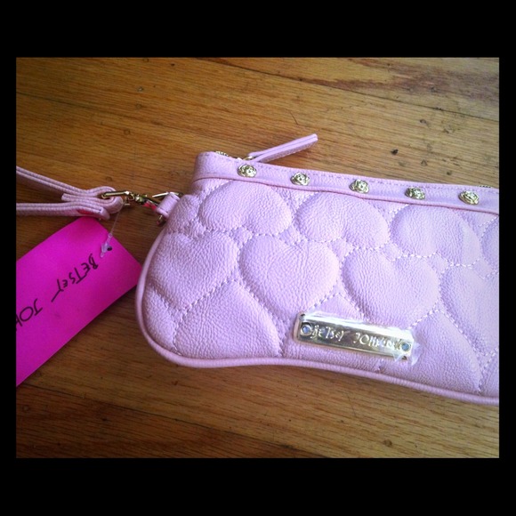 Betsey Johnson Be Mine Wristlet - Picture 1 of 1