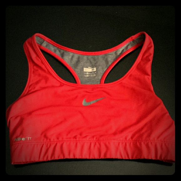 Red Nike Sports Bra