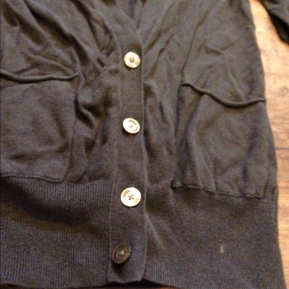 AEO brown tunic short sleeve sweater - Picture 2 of 4